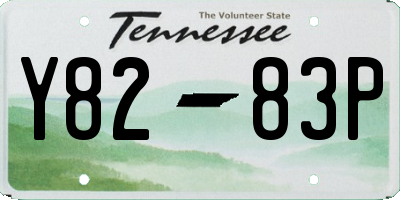 TN license plate Y8283P