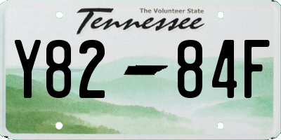 TN license plate Y8284F