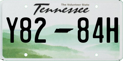 TN license plate Y8284H