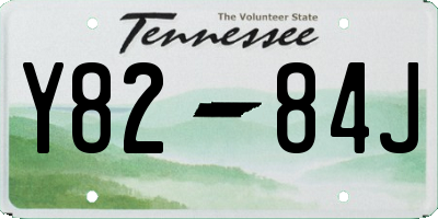 TN license plate Y8284J