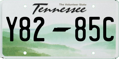TN license plate Y8285C