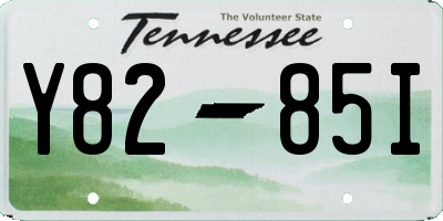 TN license plate Y8285I