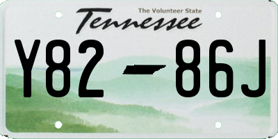 TN license plate Y8286J