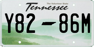 TN license plate Y8286M