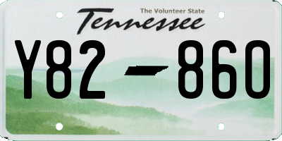 TN license plate Y8286O