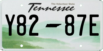 TN license plate Y8287E