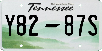 TN license plate Y8287S