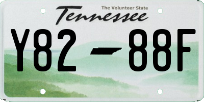 TN license plate Y8288F