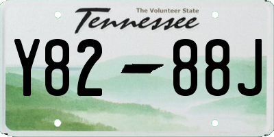 TN license plate Y8288J