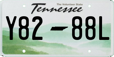 TN license plate Y8288L