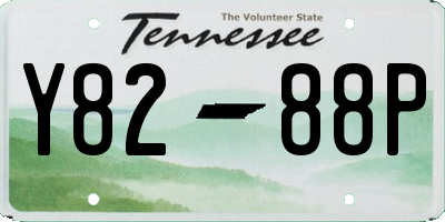 TN license plate Y8288P