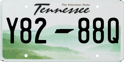 TN license plate Y8288Q