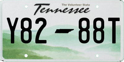 TN license plate Y8288T