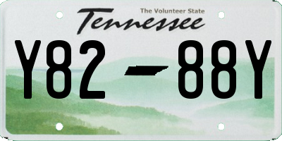 TN license plate Y8288Y