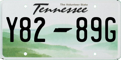 TN license plate Y8289G