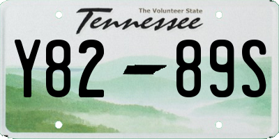 TN license plate Y8289S