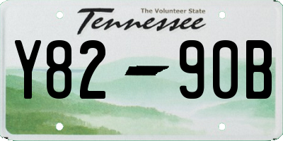 TN license plate Y8290B