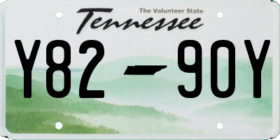 TN license plate Y8290Y