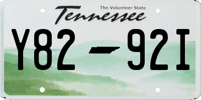 TN license plate Y8292I