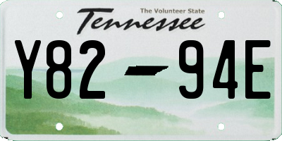 TN license plate Y8294E