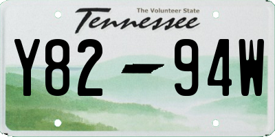 TN license plate Y8294W