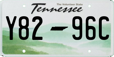 TN license plate Y8296C