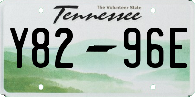 TN license plate Y8296E