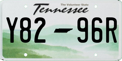 TN license plate Y8296R
