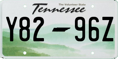 TN license plate Y8296Z