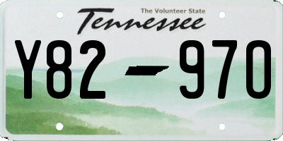 TN license plate Y8297O
