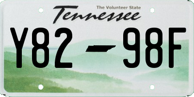 TN license plate Y8298F
