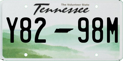 TN license plate Y8298M