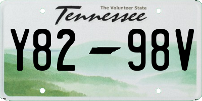 TN license plate Y8298V