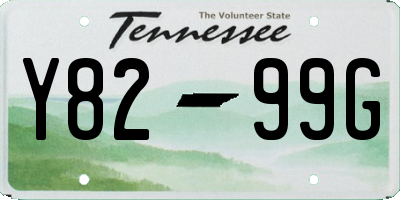 TN license plate Y8299G