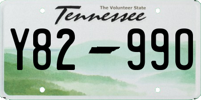 TN license plate Y8299O