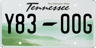 TN license plate Y8300G