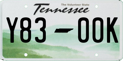 TN license plate Y8300K