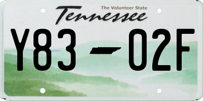 TN license plate Y8302F