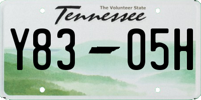 TN license plate Y8305H