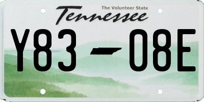 TN license plate Y8308E