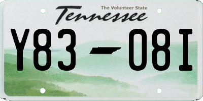 TN license plate Y8308I