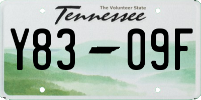 TN license plate Y8309F