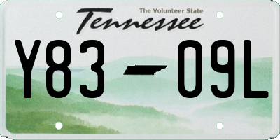 TN license plate Y8309L