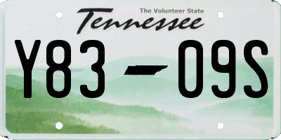 TN license plate Y8309S