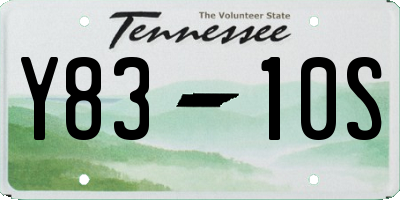 TN license plate Y8310S