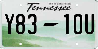 TN license plate Y8310U