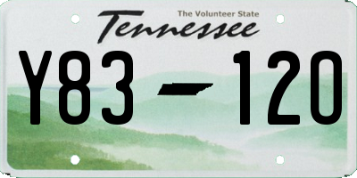 TN license plate Y8312O