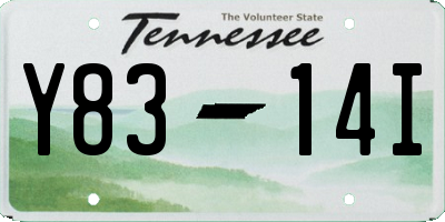 TN license plate Y8314I