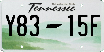 TN license plate Y8315F