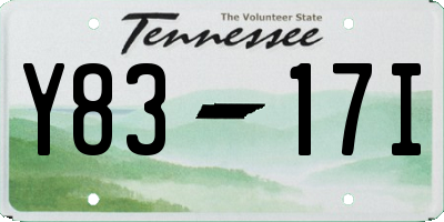 TN license plate Y8317I